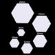 thumbnail image 3 of Hexagon Templates Set of 100 DIY Patchwork Sewing Crafts Supplies Tool, 3 of 5