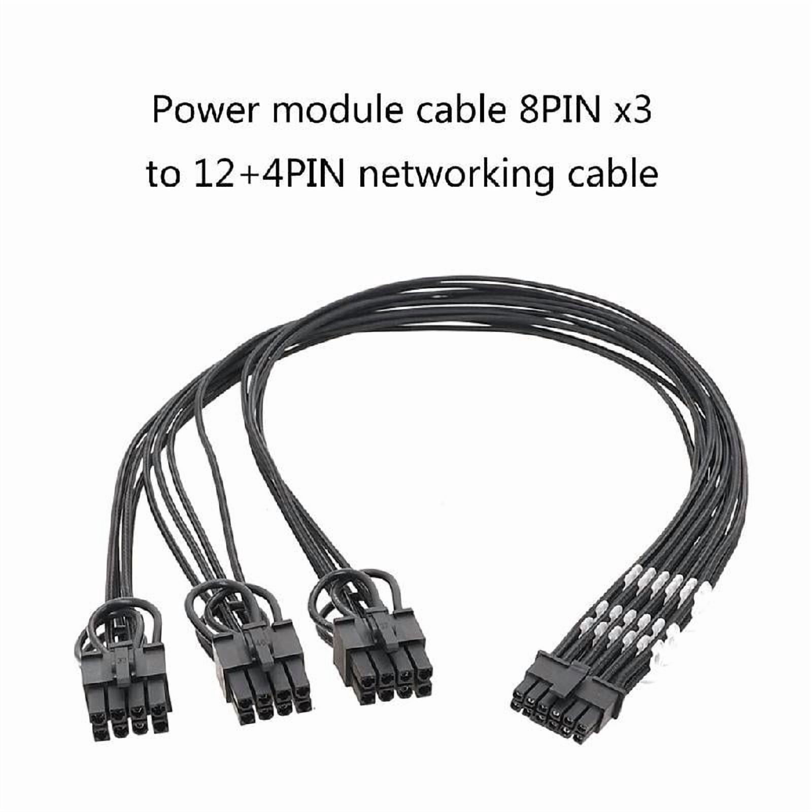 Original 12VHPWR 8Pinx3 to 12+4PIN 16Pin ATX3.0 Modulars Power Supply Cable