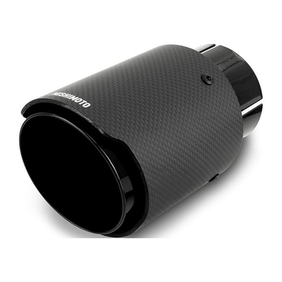 Mishimoto Carbon Fiber Exhaust Tip, 3”, Black