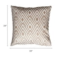 thumbnail image 6 of Fab Habitat Indoor/Outdoor Throw Pillow Made from Recycled Polyester Yarn - Double Sided, Stain Resistant, Machine Washable - Modern - Patio, Deck, Porch, Living Room - Nakano Beige/White (20" x 20"), 6 of 8