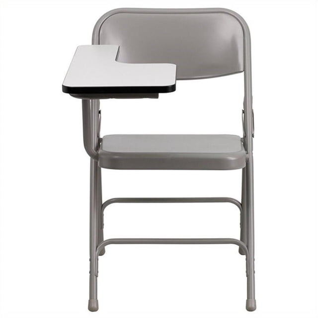 Pemberly Row Chaise Pliante en Acier de Qualité Supérieure avec Accoudoir Droit pour Tablette
