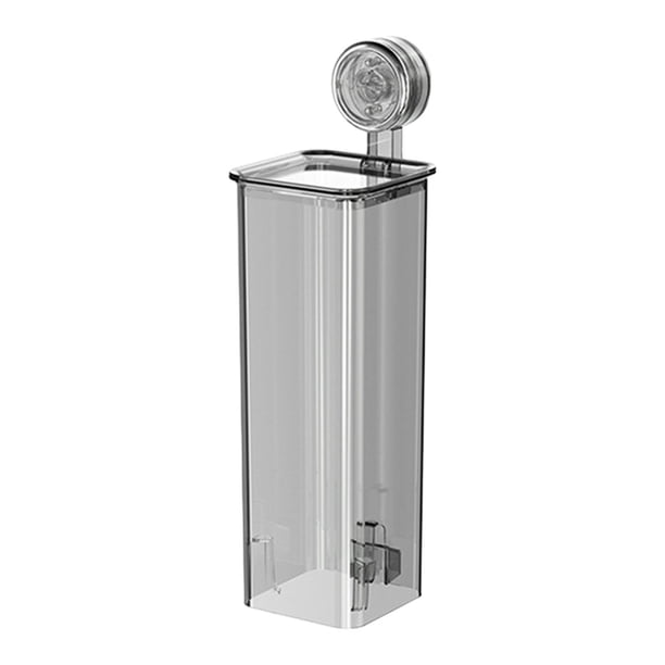 Dispensador de vasos tipo tirador con almacenamiento superior Vaso para enjuague bucal Vaso de papel Gris