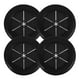 thumbnail image 2 of 4 pasacables de doble cara de goma negra, protección para cables de escritorio, impermeables, resistentes al fuego, para oficina y hogar., 2 of 6