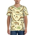 thumbnail image 4 of Haiem Hip Hop Hipster Baseball Jersey Button Down Shirts Sports Uniforms Men Women Jersey(Cartoon Dinosaurs,XX-Large), 4 of 9