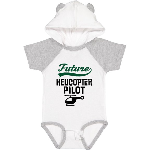 Inktastic Future Helicopter Pilot Boys or Girls Baby Bodysuit