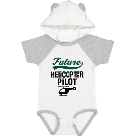 

Inktastic Future Helicopter Pilot Boys or Girls Baby Bodysuit