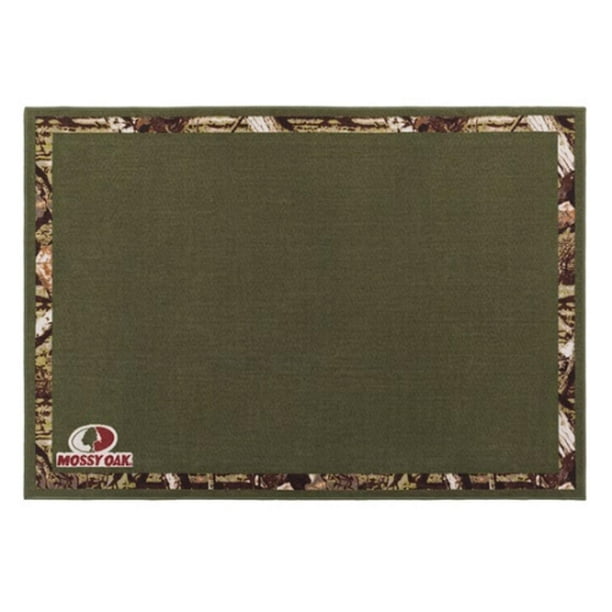 8 X 10 Authentic Mossy Oak Forest Green With Camouflage Border