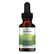 Swanson Ginkgo Biloba Liquid Extract (Alcohol- and Sugar-Free) 1 fl oz Liquid