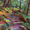 Mystical Forest, variant on Orange Tabby Cat Portrait Canvas Wall Art,Animal Decor for Living Room Bedroom Cafe Gallery