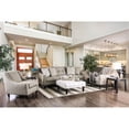 thumbnail image 4 of Furniture of America Shila Contemporary Fabric Tufted Sofa in Light Gray, 4 of 4
