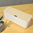 thumbnail image 3 of Caja de almacenamiento de cables multifunción Ehuebsd alimentación oculto 2 colores teléfono móvil ordenador tableta organizador de línea de arrastre, 3 of 7