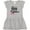 AC-Heather Grey, variant on Inktastic Breast Cancer Awareness My Titi is a Fighter Girls Toddler Dress