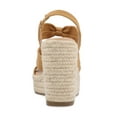 thumbnail image 3 of Journee Womens Santorynn Sling Back Espadrille Platform Wedge Sandals, 3 of 9