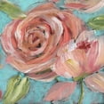 thumbnail image 2 of Nan 26x26 Gold Ornate Wood Framed with Double Matting Museum Art Print Titled - Blushing Coral Beauties, 2 of 4