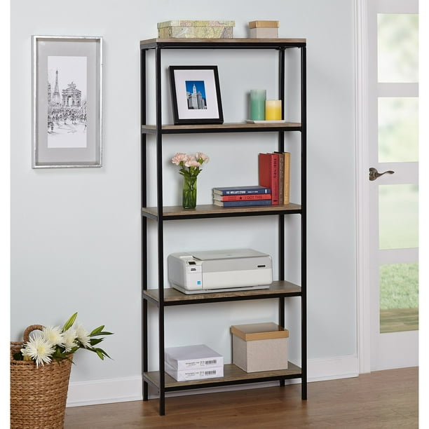 Find bookshelves & bookcases for your home office or living space areas. vie 5 tier bookcase