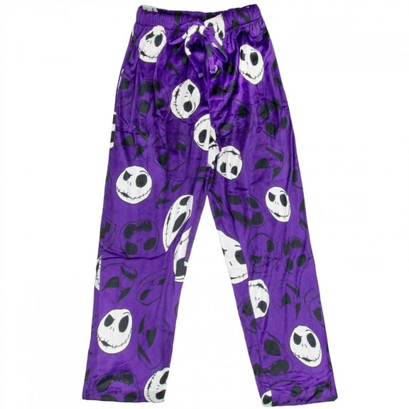 Nightmare Before Christmas Jack Skellington Expressions Sleep Pants-Small (28-30)