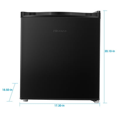 Buy Hisense 1 7 Cu Ft Single Door Compact Refrigerator Rr17d6abe Black Online In Turkey 987185367