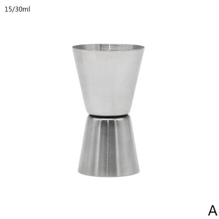 

Cocktail Jigger Dual Spirit Steel Measure Cup Shots Jug Z7Z1 Gin Bar Pub P2F7 F9A3