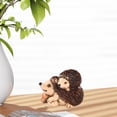 thumbnail image 6 of CoudarTitie Hedgehog Figurine Garden Accessories Modern Statue Small Resin Creative Animal Sculpture Tabletop Ornament for Desk Bookshelf Lying, 6 of 9