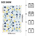 thumbnail image 2 of FORMRS 1-Subject Spiral Notebook 8" x 5" College Ruled 60 Refillable Sheet A5 Hard Cover, Blue Lemons Pattern, 2 of 7