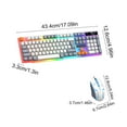thumbnail image 3 of RGB Keyboard and Mouse Set - USB Wired for Gaming & Office, 16000DPI Optical Mouse, Mechanical Feel Keys, 16.8M Colors, Anti-Ghosting, Spill-Resistant, 3 of 6