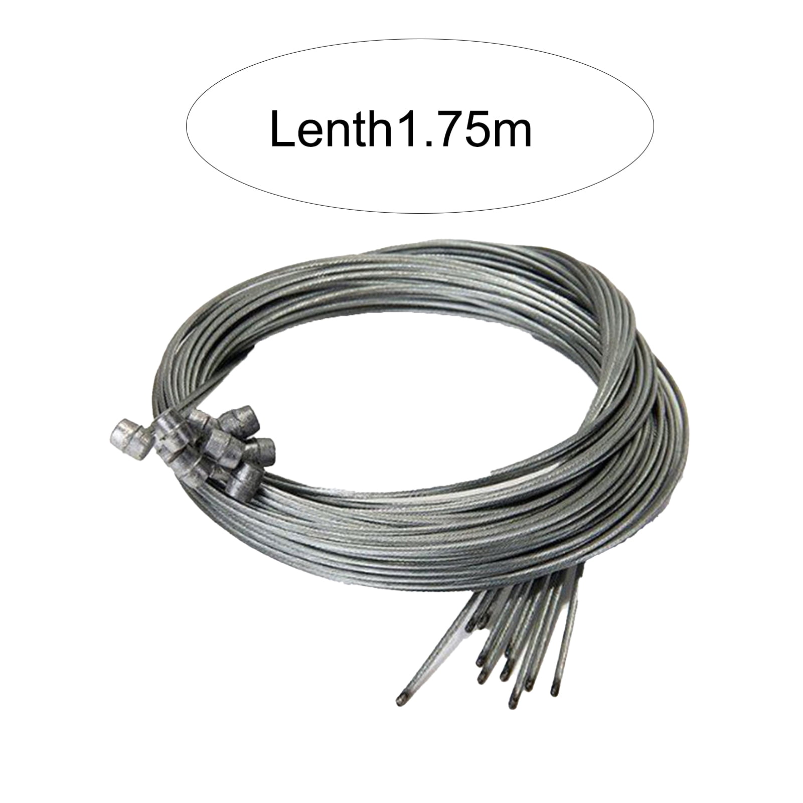 Walbest 10Pcs 69" Bike Brake Inner Lines, Bicycle Brake Cable, Hard Cuttable Stainless Steel High-end Core Brake Lines, Professional Bicycle Brake line For Front and Rear MTB or Road Bikes