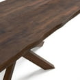 thumbnail image 6 of Furniture of America Pascan Solid Wood Dining Table in Rich Walnut, 6 of 10