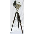 thumbnail image 2 of Robin Exports Marine Collectible Designer Maritime Spot Searchlight with Wooden Tripod Studio Floor Lamp Rustic Vintage Home Decor Gifts, 2 of 4
