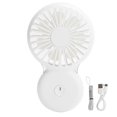 thumbnail image 1 of White Mini UltraThin Portable Fan Travel Compact USB Charging Fan for Outdoor Office, 1 of 10