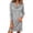 Gray, variant on Fall/Winter Dresses for Women Long Sleeve Slim Fit Cowl Neck Knit Dress Winter A-Line Midi Dress,Soft Stretchy Fabric