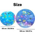thumbnail image 7 of Ocean Breeze Splashland Cat Toy, Water Sensory Play Mat for Cats, Cat Waterbed with Fish, Thickened Water Pet Pads and Cooling Waterbed for Dogs/Cats, 7 of 7