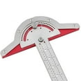thumbnail image 4 of ángulo de borde ajustable de 0 a 70 °, calibrador de medición de acero inoxidable para dibujo de estudiantes y muebles de construcción de carpinteros (20 pulgadas) XianweiShao 8390615130219, 4 of 5