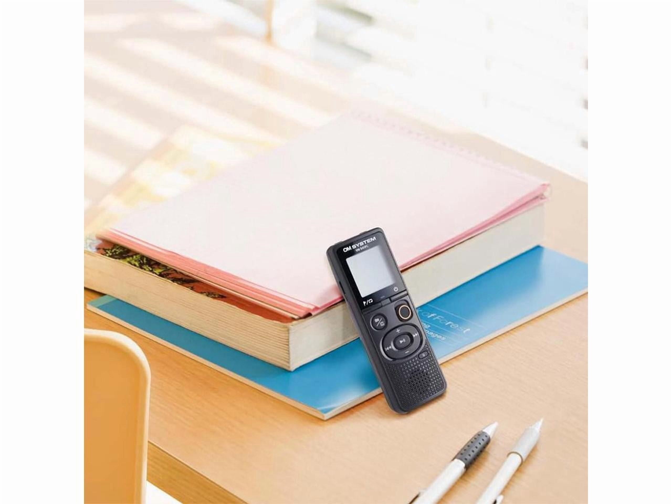 OM SYSTEM VN-541PC 4GB Digital Voice Recorder, Black #V420040BU000