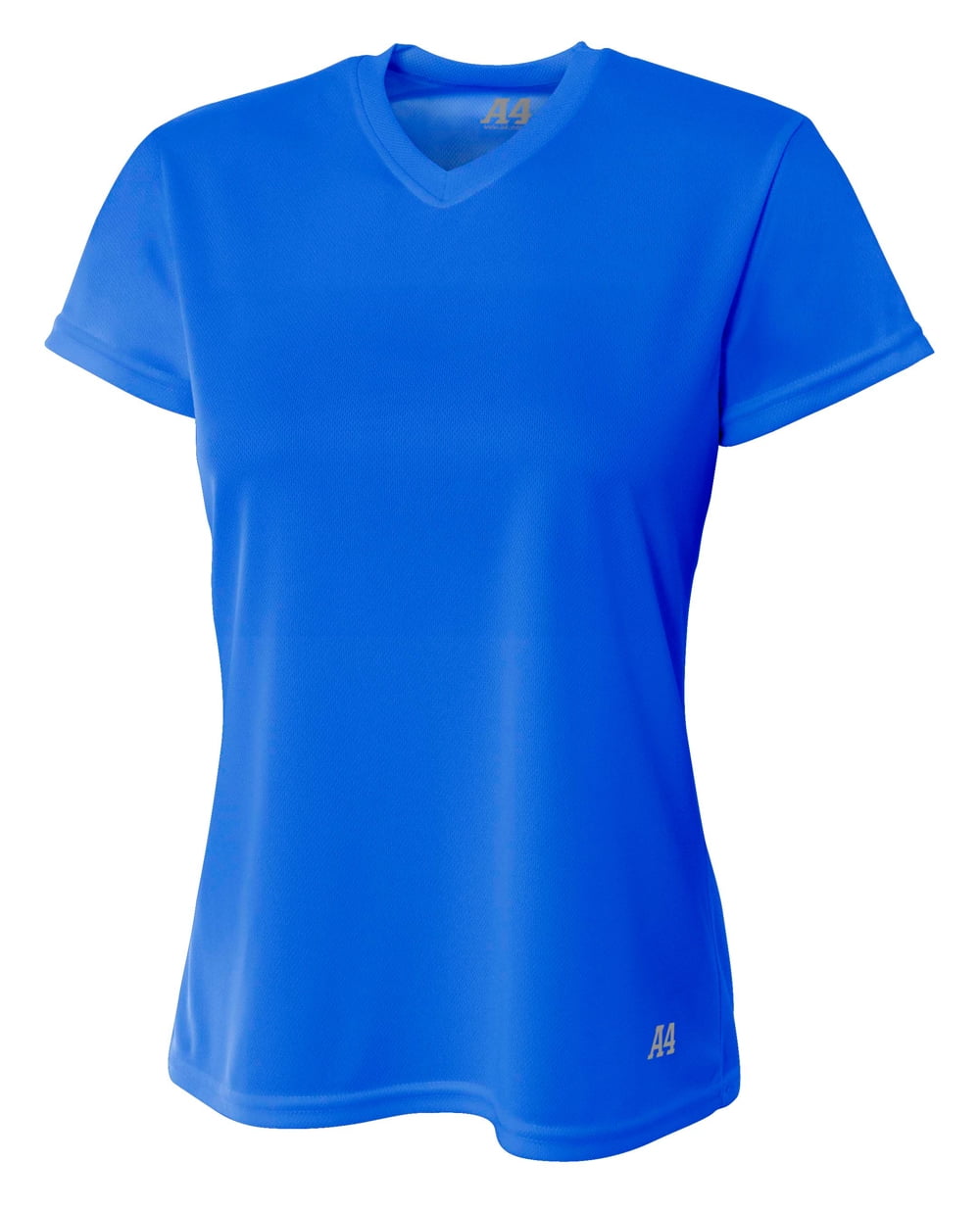 A4 Ace Short Sleeve Volleyball Jersey For Women in Navy/White