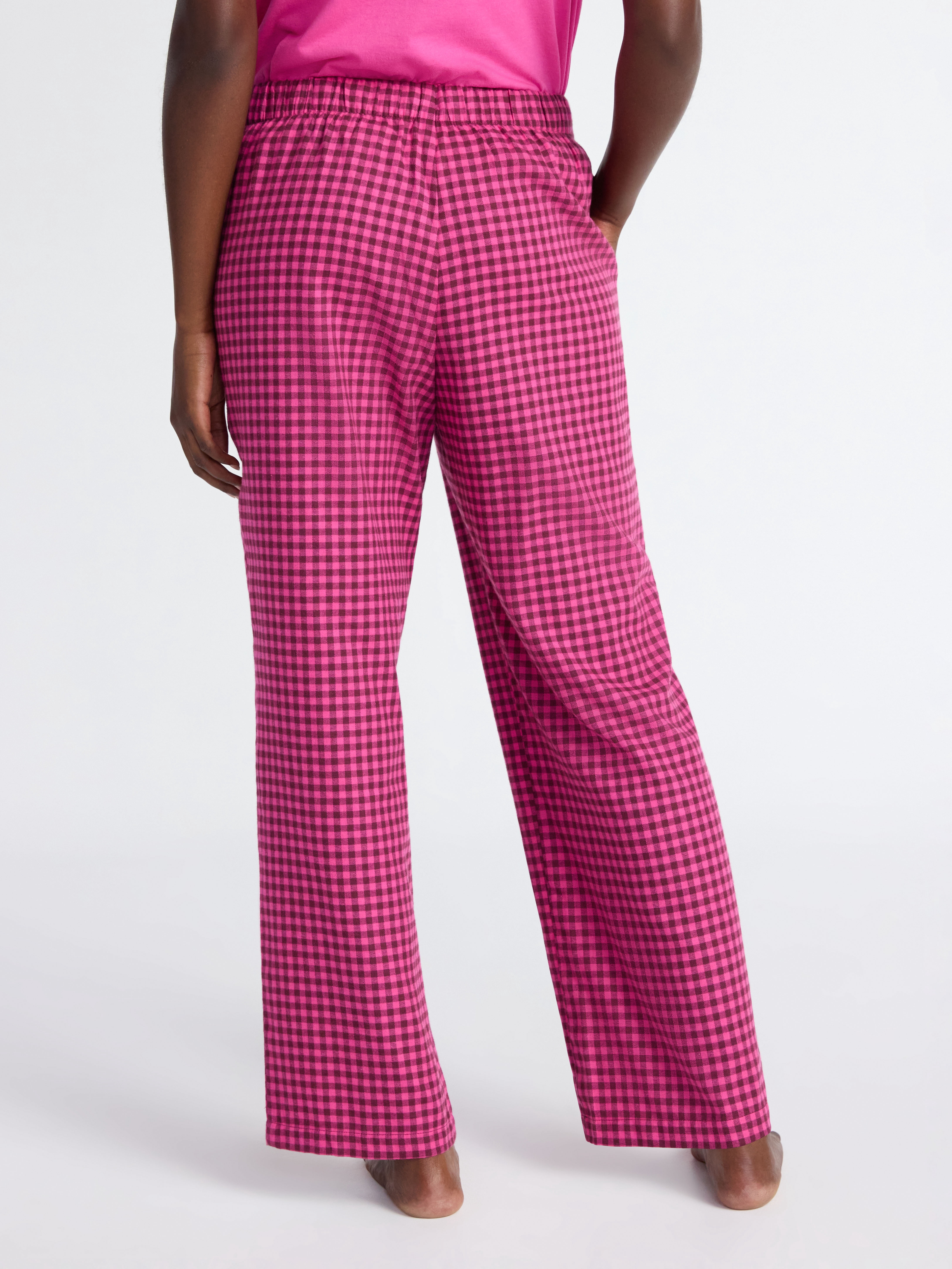 Joyspun Women's Flannel Sleep Pants, 30'' Inseam, Sizes XS-3X