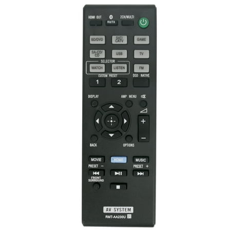 New Remote control RMT-AA230U for SONY 4K Network AV Receiver STR-DN1070