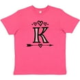 thumbnail image 3 of Inktastic Letter K Monogram Tribal Arrow Youth T-Shirt, 3 of 5