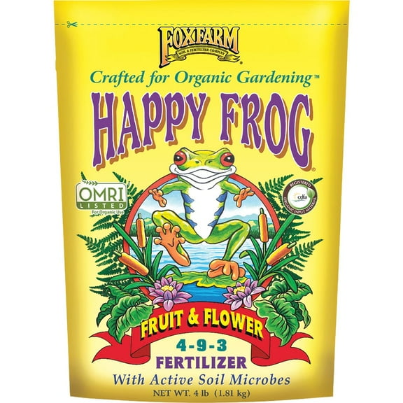 FoxFarm Happy Frog Fruit & Flower Fertilizer 4 lb