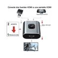 thumbnail image 2 of Switch Hdmi 4k 3d 2 En 1 Bidireccional Conmutador Gris, 2 of 5