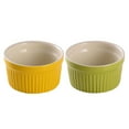 thumbnail image 1 of 2Pcs Ceramics Baking Bowl Round Shape Kitchen Bowl Dessert Serving Bowl, 1 of 8