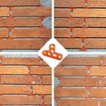 thumbnail image 3 of Orange Red Color 10mm 3/8 inch Thin Brick Veneer Spacer Concrete Americana Classic Red Brick Spacer, 3 of 6