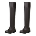 thumbnail image 2 of Sonducket Botas altas Titan cómodas y de moda de PU para cualquier ocasión, botas largas, zapatos por encima de la rodilla Accesorios de calzado marrón 37, 2 of 6