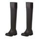thumbnail image 1 of Jumpingount Botas altas Titan cómodas y de moda de PU para cualquier ocasión, botas largas, zapatos por encima de la rodilla Accesorios de calzado marrón 38, 1 of 6