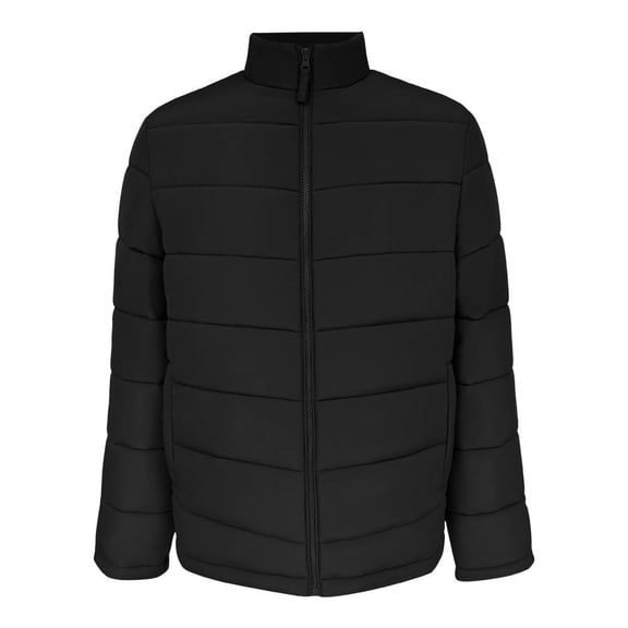 Chamarra George Para Hombre, Acolchada Negro Talla G