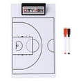 thumbnail image 2 of Portapapeles De Entrenadores De Tablero De Entrenamiento De Pelota De Doble Cara Con Bolígrafo Para Estrategias De Baloncesto Sunnimix Junta de entrenadores, 2 of 8