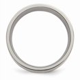 thumbnail image 2 of Titanium 14k Yellow Inlay Flat 8mm Polished Band, 2 of 4