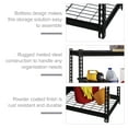thumbnail image 2 of Iron Horse 2300 Riveted Steel Wire Deck Shelving 4-Shelf Unit, 18D x 36W x 60H, Black, 2 of 19