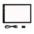 thumbnail image 1 of A4 Lighted Tablet, Ultra Thin Power Adjustable Brightness LED Drawing Tablet, Magnetic Memory Touch Key Screen Printing Tablet, 1 of 5