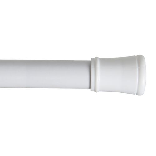 Mainstays Easy Up Adjustable Tension Shower Curtain Rod, No Tools Needed