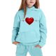 thumbnail image 4 of TaTaai Valentine's Day Kids Hoodie and Pants Set, Heart Print Two Piece Outfit, Cute Couple Matching Wear Gift, 4 of 4